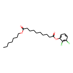 Sebacic acid, 2,3-dichlorophenyl heptyl ester