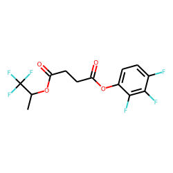 Succinic acid, 1,1,1-trifluoroprop-2-yl 2,3,4-trifluorophenyl ester