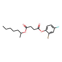 Succinic acid, hept-2-yl 2-bromo-4-fluorophenyl ester