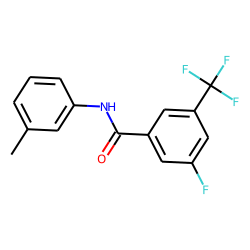 3-Fluoro-5-trifluoromethylbenzamide, N-(3-methylphenyl)-