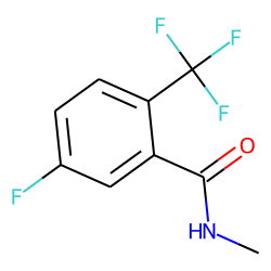 Benzamide, 2-trifluoromethyl-5-fluoro-N-methyl-