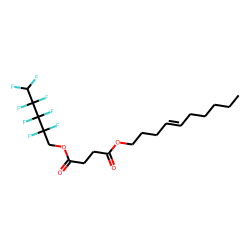 Succinic acid, 2,2,3,3,4,4,5,5-octafluoropentyl dec-4-en-1-yl ester
