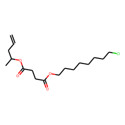 Succinic acid, 8-chlorooctyl pent-4-en-2-yl ester