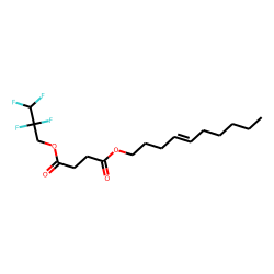 Succinic acid, 2,2,3,3-tetrafluoropropyl dec-4-en-1-yl ester