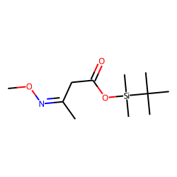 Acetoacetic acid, MO TBDMS # 1