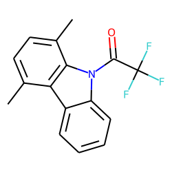 1,4-Dimethylcarbazole, N-trifluoroacetyl-