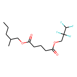 Glutaric acid, 2,2,3,3-tetrafluoropropyl 2-methylpentyl ester