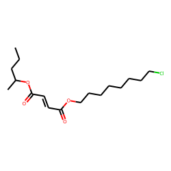 Fumaric acid, 2-pentyl 8-chlorooctyl ester