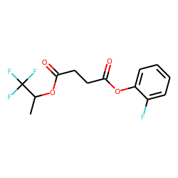 Succinic acid, 1,1,1-trifluoroprop-2-yl 2-fluorophenyl ester