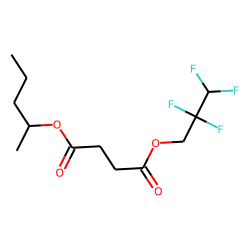 Succinic acid, 2-pentyl 2,2,3,3-tetrafluoropropyl ester