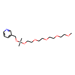 3-(3,3-Dimethyl-2,4,7,10,13,16-hexaoxa-3-silaheptadec-1-yl)pyridine