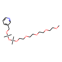 3-(3,3,5,5-Tetramethyl-2,4,6,9,12,15,18-heptaoxa-3,5-disilanonadec-1-yl)pyridine