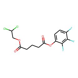 Glutaric acid, 2,2-dichloroethyl 2,3,4-trifluorophenyl ester