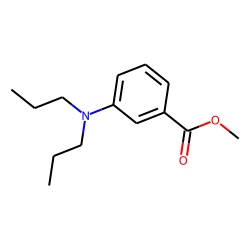 Benzoic acid, 3-(dipropylamino)-, methyl ester
