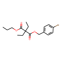 Diethylmalonic acid, 4-bromobenzyl propyl ester