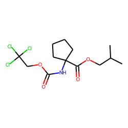 1-Aminocyclopentanecarboxylic acid, N-(2,2,2-trichloroethoxycarbonyl)-, isobutyl ester