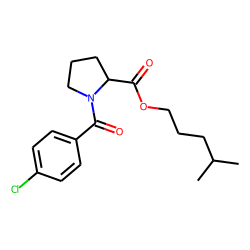 L-Proline, N-(4-chlorobenzoyl)-, isohexyl ester