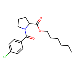 L-Proline, N-(4-chlorobenzoyl)-, hexyl ester
