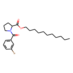 L-Proline, N-(3-bromobenzoyl)-, undecyl ester