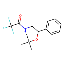 2Amino-1-phenylethanol, N-TFA-O-TMS