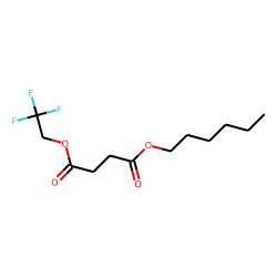 Succinic acid, hexyl 2,2,2-trifluoroethyl ester
