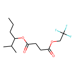 Succinic acid, 2-methylhex-3-yl 2,2,2-trifluoroethyl ester