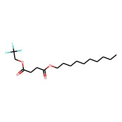 Succinic acid, decyl 2,2,2-trifluoroethyl ester