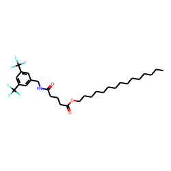 Glutaric acid, monoamide, N-(3,5-di(trifluoromethyl)benzyl)-, pentadecyl ester