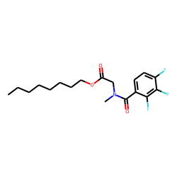 Sarcosine, N-(2,3,4-trifluorobenzoyl)-, octyl ester