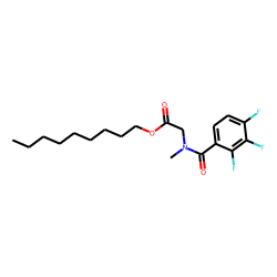 Sarcosine, N-(2,3,4-trifluorobenzoyl)-, nonyl ester