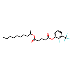 Glutaric acid, dec-2-yl 2-fluoro-3-trifluoromethylphenyl ester