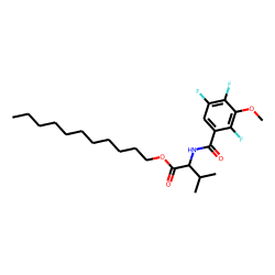 L-Valine, N-(3-methoxy-2,4,5-trifluorobenzoyl)-, undecyl ester