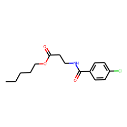 «beta»-Alanine, N-(4-chlorobenzoyl)-, pentyl ester