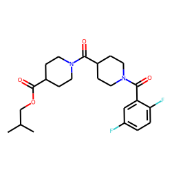 Isonipecotinoylisonipecotic acid, N'-(2,5-difluorobenzoyl)-, isobutyl ester