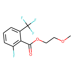 6-Fluoro-2-trifluoromethylbenzoic acid, 2-methoxyethyl ester