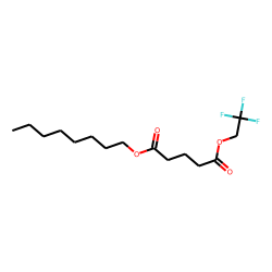 Glutaric acid, 2,2,2-triluoroethyl octyl ester
