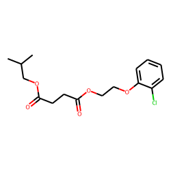 Succinic acid, 2-(2-chlorophenoxy)ethyl isobutyl ester