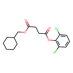 Succinic acid, cyclohexylmethyl 2,6-dichlorophenyl ester