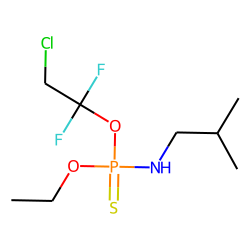 O-Ethyl-O-(1,1-difluoro-2-chloroethyl)-N-isobutyl-phosphorothioamidate