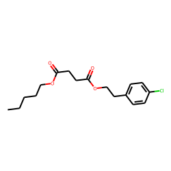 Succinic acid, 4-chlorophenethyl pentyl ester