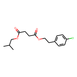Succinic acid, 4-chlorophenethyl isobutyl ester