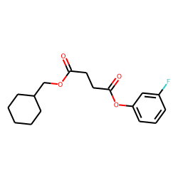 Succinic acid, cyclohexylmethyl 3-fluorophenyl ester