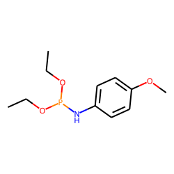 Phosphoramidous acid, p-methoxy phenyl-, diethyl ester