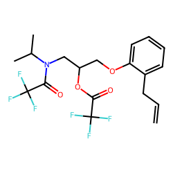 Alprenolol, N,O-di(trifluoroacetyl)-