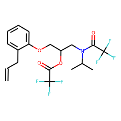 Alprenolol, TFA