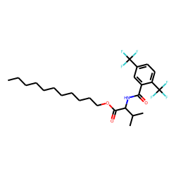 L-Valine, N-(2,5-ditrifluoromethylbenzoyl)-, undecyl ester