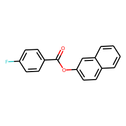 Benzoic acid, 4-fluoro-, 2-naphtyl ester