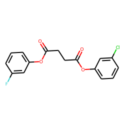 Succinic acid, 3-chlorophenyl 3-fluorophenyl ester