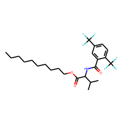 L-Valine, N-(2,5-ditrifluoromethylbenzoyl)-, decyl ester
