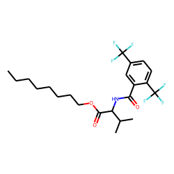 L-Valine, N-(2,5-ditrifluoromethylbenzoyl)-, octyl ester
